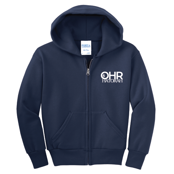 OHR Soft Zipper Hoodie – Navy