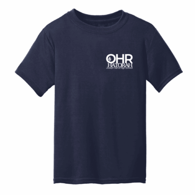 short sleeve tee navy round neck ohr